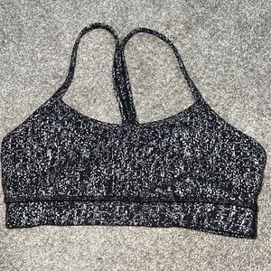Lululemon flow y sports bra in static print (Luxtreme)